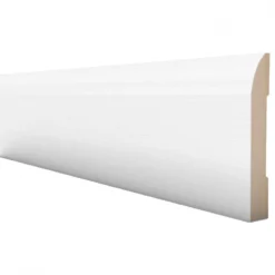 Leader 2.4m White Primed Chamfered Skirting Board (120101)