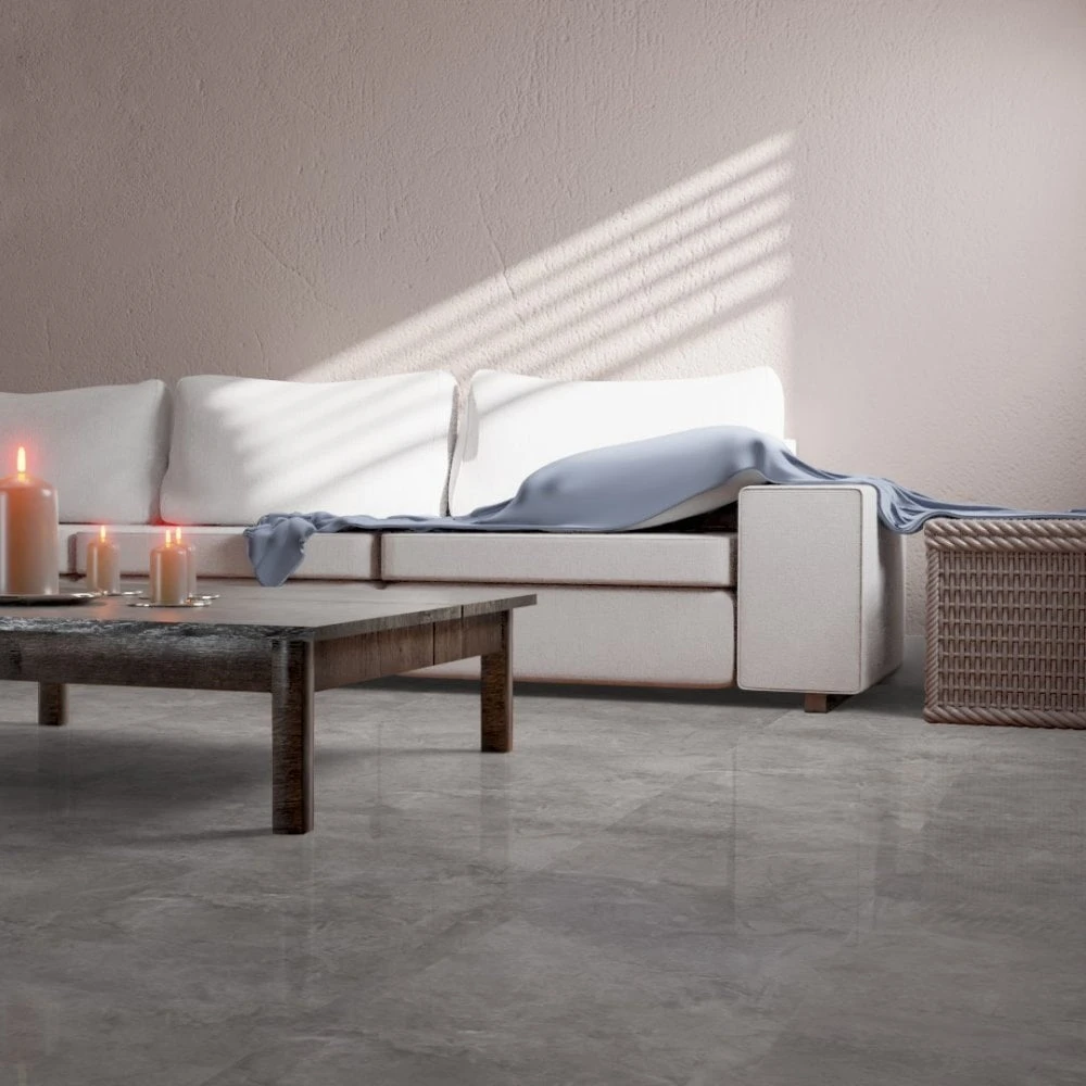 Liberty Floors Agios Cinzento - Lustre Stone 8mm High Gloss Laminate Flooring (225701) 3 Liberty Floors Agios Cinzento - Lustre Stone 8mm High Gloss Laminate Flooring (225701) - Image 3