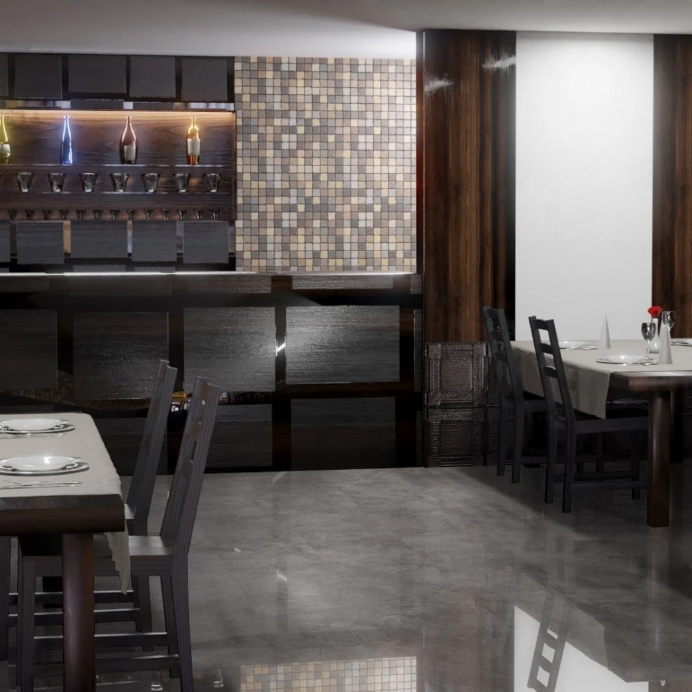 Liberty Floors Agios Cinzento - Lustre Stone 8mm High Gloss Laminate Flooring (225701) 5 Liberty Floors Agios Cinzento - Lustre Stone 8mm High Gloss Laminate Flooring (225701) - Image 5