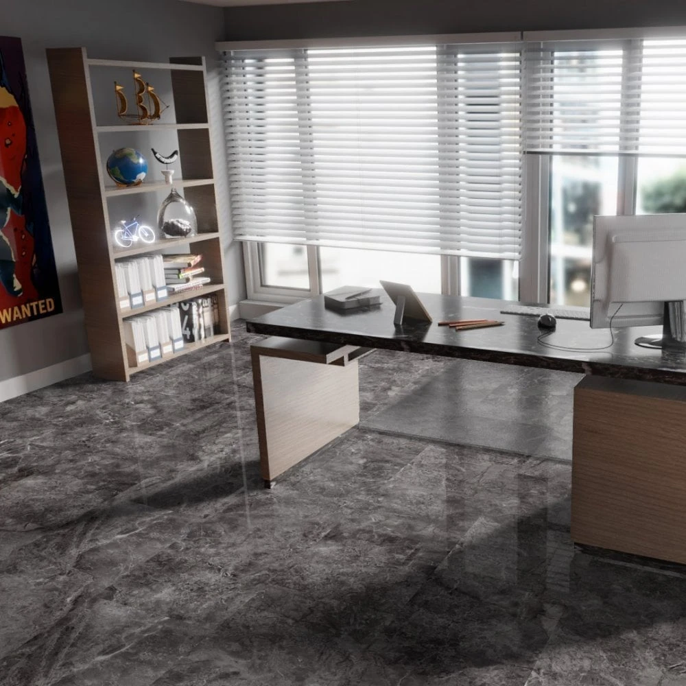 Liberty Floors Agios Scuro - Lustre Stone 8mm High Gloss Laminate Flooring (225703) 3 Liberty Floors Agios Scuro - Lustre Stone 8mm High Gloss Laminate Flooring (225703) - Image 3