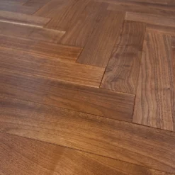 Liberty Floors American Black Walnut - Herringbone Parquet 14mm Engineered Real Wood Flooring (219505) -Best Board Store american black walnut herringbone parquet 14mm engineered real wood flooring 219505 p85876 196399 image