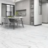Liberty Floors Arctic White Marble - Lifestyle Plus 5mm Rigid Core Vinyl Flooring (314666)
