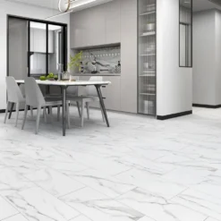 Liberty Floors Arctic White Marble - Lifestyle Plus 5mm Rigid Core Vinyl Flooring (314666)