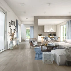 Liberty Floors Argent Oak - Manor 14mm Engineered Real Wood Flooring (315592)