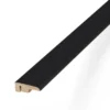 Leader Black Laminate End Profile Door Bar (1m)