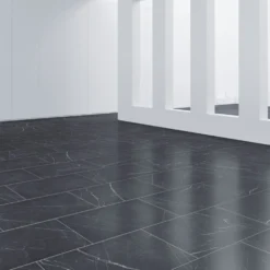 FAUS Black Marble - Industry Tile 8mm Laminate Flooring (217071) -Best Board Store black marble industry tile 8mm laminate flooring 217071 p84220 187623 image