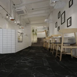 Liberty Floors Black Marble - Prima 5mm Rigid Core Vinyl Flooring (246858) -Best Board Store black marble prima 5mm rigid core vinyl flooring 246858 p106426 220760 image