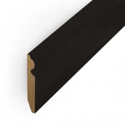 Leader Black Torus Laminate Skirting Board (2.4m)