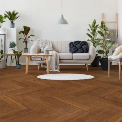Liberty Floors Carbonised Strand Woven Bamboo - Herringbone Parquet 10mm Solid Real Wood Flooring (249972) -Best Board Store carbonised strand woven bamboo herringbone parquet 10mm solid real wood flooring 249972 p108630 236305 image