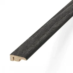 Leader Dark Grey Laminate End Profile Door Bar (1m)