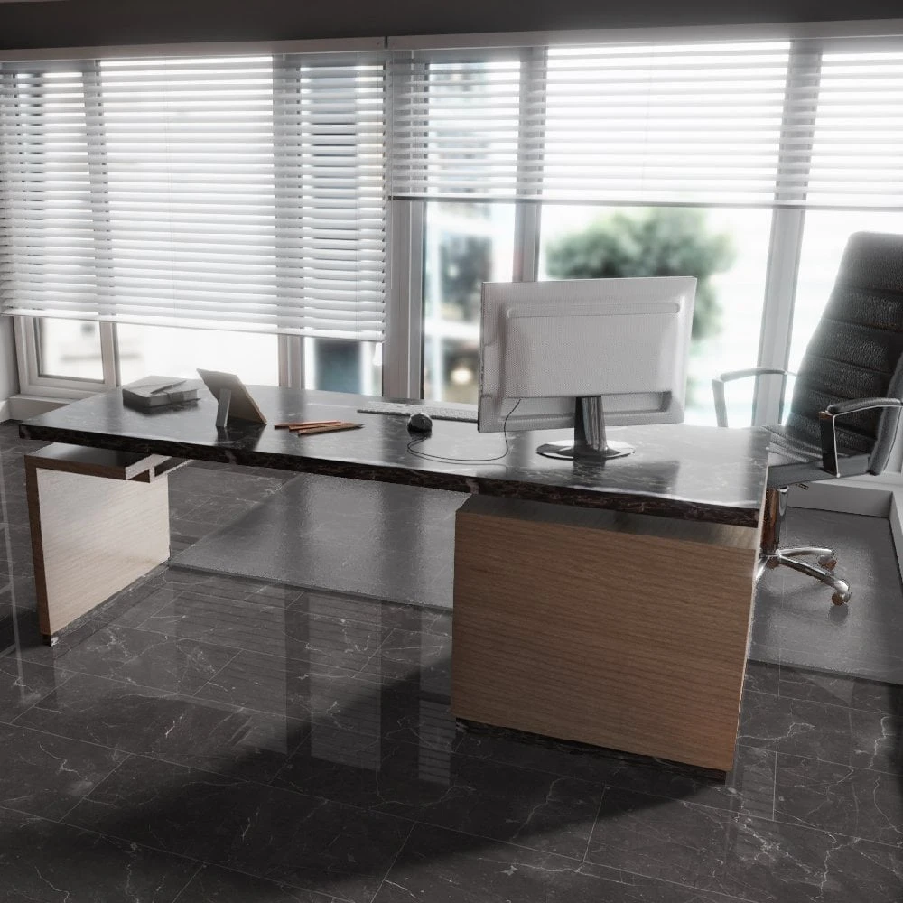 Liberty Floors Dark Pinto - Lustre Stone 8mm High Gloss Laminate Flooring (223767) 5 Liberty Floors Dark Pinto - Lustre Stone 8mm High Gloss Laminate Flooring (223767) - Image 5