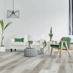 Liberty Floors Grey Blend Oak - Comfort 8mm Laminate Flooring (217599) -Best Board Store grey blend oak comfort 8mm laminate flooring 217599 p84706 189932 image