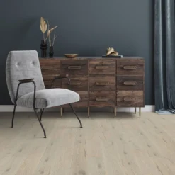Liberty Floors Grey Mist Oak 1-Strip - Manor 14mm Engineered Real Wood Flooring (221195) -Best Board Store grey mist oak 1 strip manor 14mm engineered real wood flooring 221195 p87457 210392 image