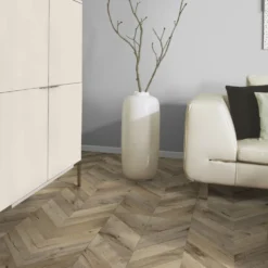 Kaindl Fortress Rochester Oak - Chevron Parquet 8mm Laminate Flooring (333483) -Best Board Store kaindl fortress rochester oak chevron parquet 8mm laminate flooring 333483 p120325 243339 image