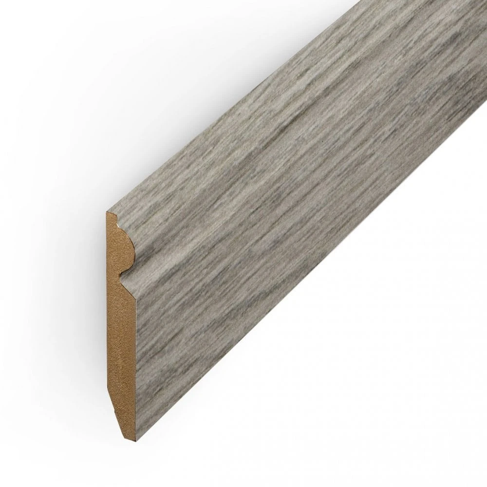 Leader Medium Grey Torus Laminate Skirting Board (2.4m) 1 Leader Medium Grey Torus Laminate Skirting Board (2.4m)