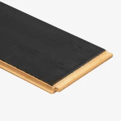 Liberty Floors Midnight Black Oak - Herringbone Parquet 14mm Engineered Real Wood Flooring (223765) -Best Board Store midnight black oak herringbone parquet 14mm engineered real wood flooring 223765 p89995 232191 image