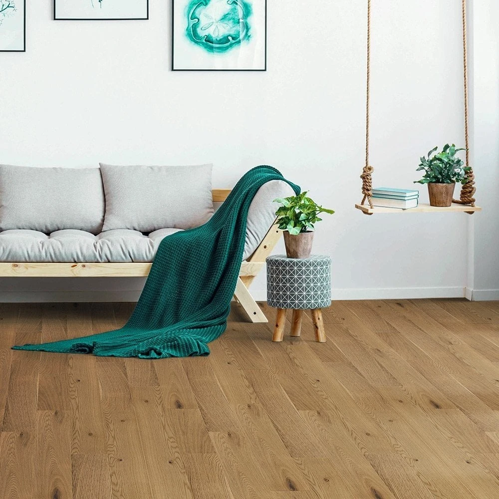Liberty Floors Natural Oak Smoked - Premier 14mm Engineered Real Wood Flooring (219581) 1 Liberty Floors Natural Oak Smoked - Premier 14mm Engineered Real Wood Flooring (219581)