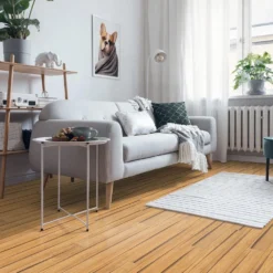 Best Board Store 37 Liberty Floors Natural Strand Woven Bamboo - Rustic 14mm Solid Real Wood Flooring (300864)