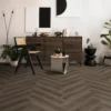 Liberty Floors New Forest Oak - Lifestyle SPC Herringbone 5.5mm Rigid Core Vinyl Flooring (307817)