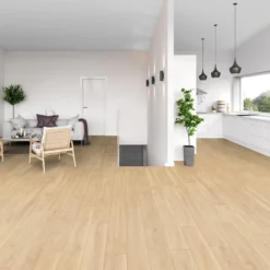 Swiss Krono Solid Chrome 12mm Cream Laminate Flooring (D40171)