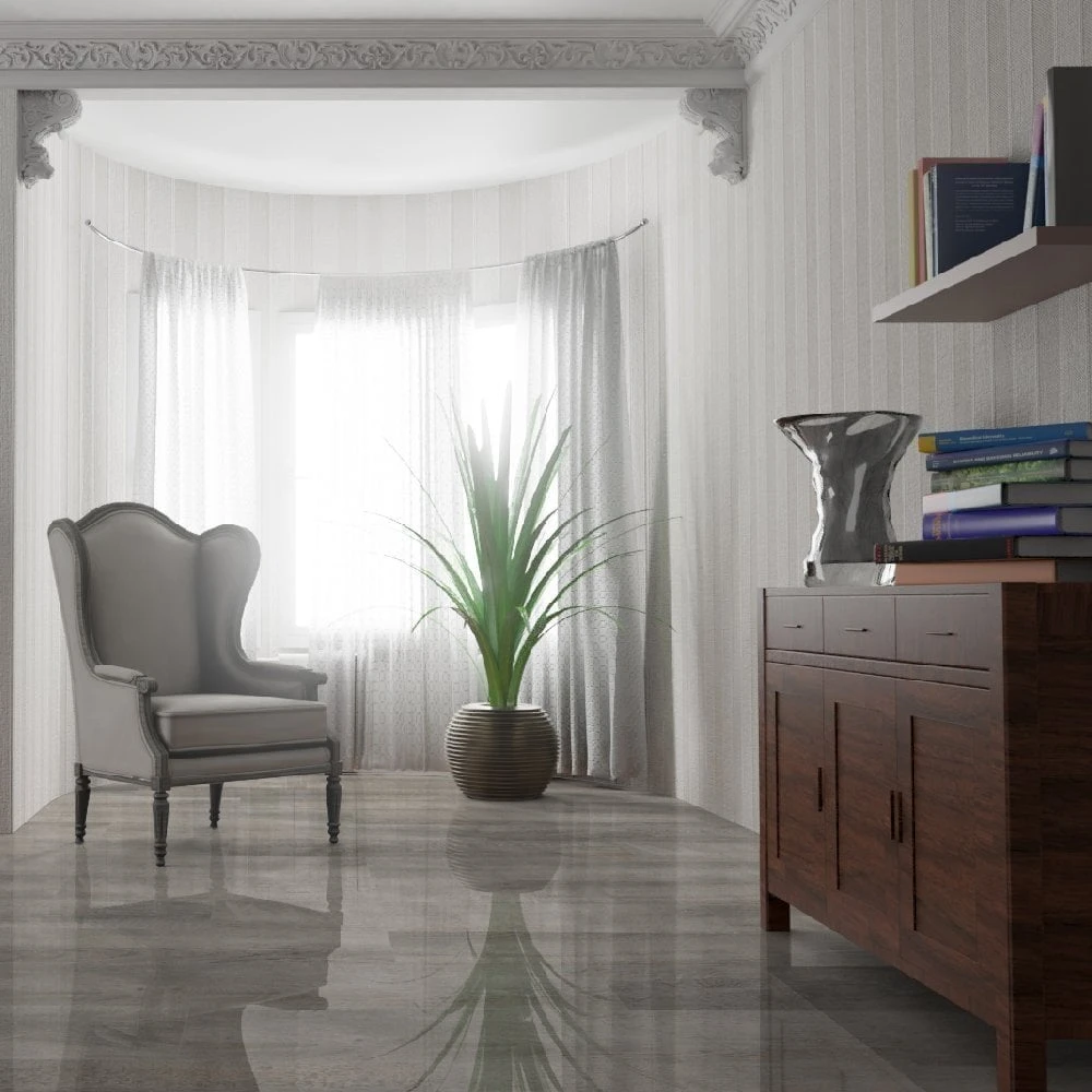 Liberty Floors Stave Oak - Lustre 8mm High Gloss Laminate Flooring (217789) 6 Liberty Floors Stave Oak - Lustre 8mm High Gloss Laminate Flooring (217789) - Image 6