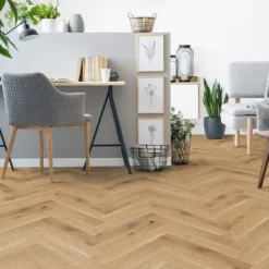 Liberty Floors Toffee Oak - Manor Herringbone Parquet 14mm Engineered Real Wood Flooring (249868) -Best Board Store toffee oak manor herringbone parquet 14mm engineered real wood flooring 249868 p108535 235977 image