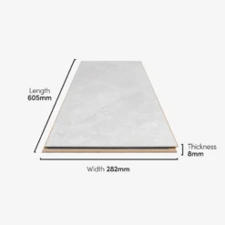 Liberty Floors White Granite - Universo 8mm Laminate Flooring (263458) 11 Liberty Floors White Granite - Universo 8mm Laminate Flooring (263458) -Best Board Store white granite universo 8mm laminate flooring 263458 p113496 237084 image