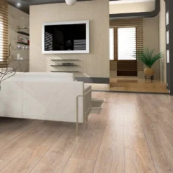Featured Products 15 Kronotex Whitewashed Oak - Exquisite 8mm Laminate Flooring (160193)